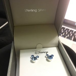 Disney Mickey Mouse Crystal Birthstone Earrings